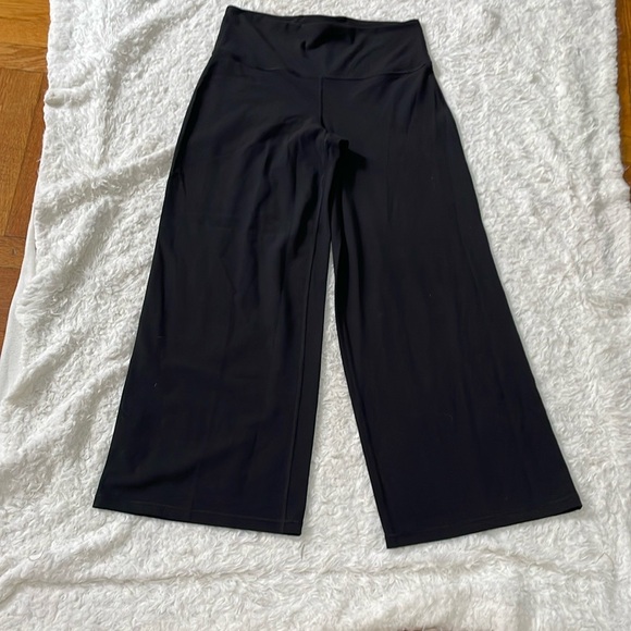Athleta Black Wide-Leg Pants High-Waisted - Picture 11 of 12